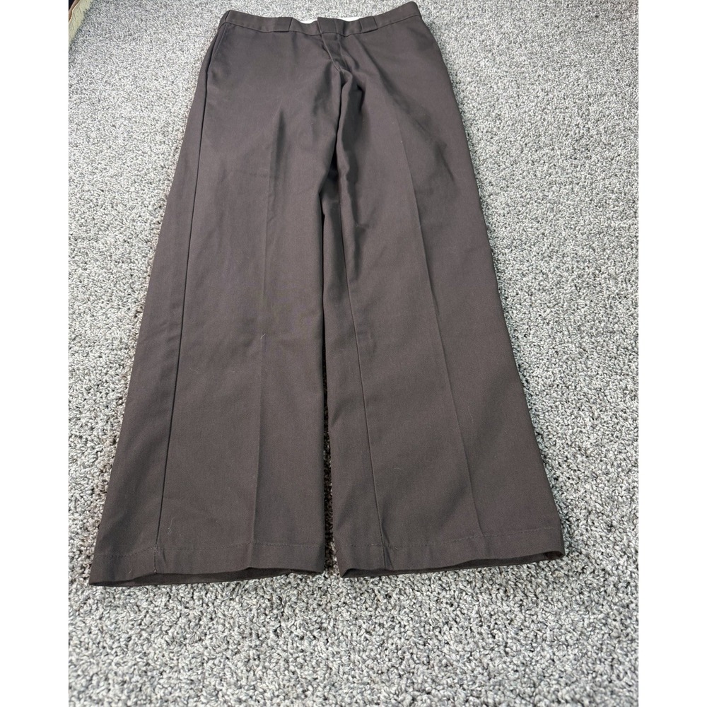 Dickies Straight Leg Chino Pants Men's Size 34X32 Brown